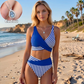 👙 Stroje kąpielowe w stylu color block w rozmiarach od S do 3XL: Eleganckie i modelujące sylwetkę dwuczęściowe stroje kąpielowe 🌊