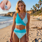 👙 Stroje kąpielowe w stylu color block w rozmiarach od S do 3XL: Eleganckie i modelujące sylwetkę dwuczęściowe stroje kąpielowe 🌊