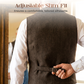 ✨ Időtlen Szabászat | Férfi Slim-Fit V-Nyak Üzleti Mellény