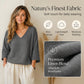 🌺Summer Hot Sale 60% OFF💐Women's Casual V-Neck Three Quarter Sleeve Blouse