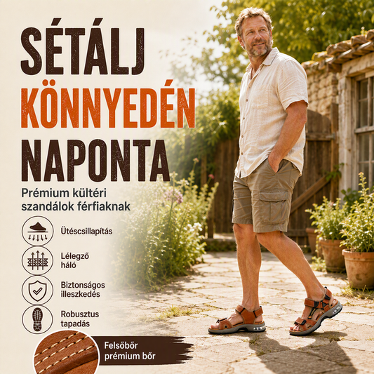 👟💨Férfi légpárnás sportszandál – párnázott középtalp, rugalmas, hajlítható talp✨
