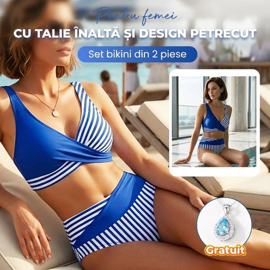 👙 Stroje kąpielowe w stylu color block w rozmiarach od S do 3XL: Eleganckie i modelujące sylwetkę dwuczęściowe stroje kąpielowe 🌊