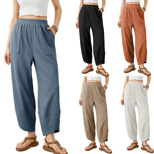 👖✨Damskie luźne, casualowe spodnie dziewięciominutowe