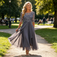 🔥👗Elegancka sukienka z haftem – Komfort i styl na każdą okazję