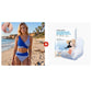 👙 Stroje kąpielowe w stylu color block w rozmiarach od S do 3XL: Eleganckie i modelujące sylwetkę dwuczęściowe stroje kąpielowe 🌊