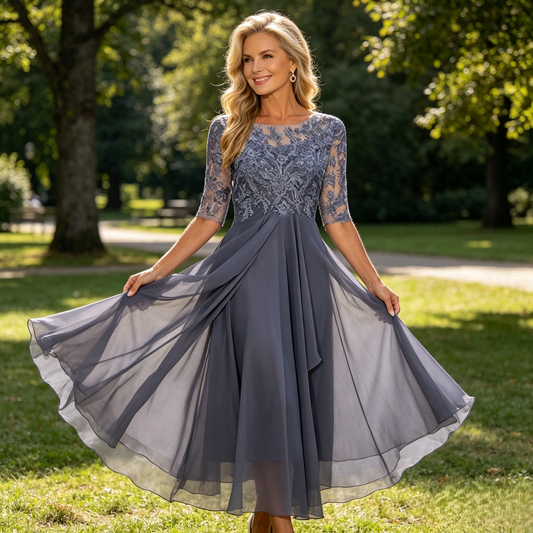 🔥👗Elegancka sukienka z haftem – Komfort i styl na każdą okazję