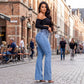 ✨ Dżinsy Flare z Wysokim Stanem – Komfort, Styl i Perfekcyjne Dopasowanie! ✨
