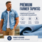 👕✨ Férfi Casual Farmerhatású Rövid Ujjú Ing