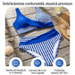 👙 Stroje kąpielowe w stylu color block w rozmiarach od S do 3XL: Eleganckie i modelujące sylwetkę dwuczęściowe stroje kąpielowe 🌊