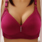 💕 Plus Size Kényelmes Drót nélküli Melltartó – Varratmentes Nylon-Spandex, Megrogyásgátló és Légáteresztő 👙