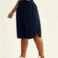 👩‍🦱🩳 Plus Size Magas Derék Bermuda Rövidnadrág – bő szabású, hasított szárú, zsebekkel. 50% KEDVEZMÉNY! 🔥