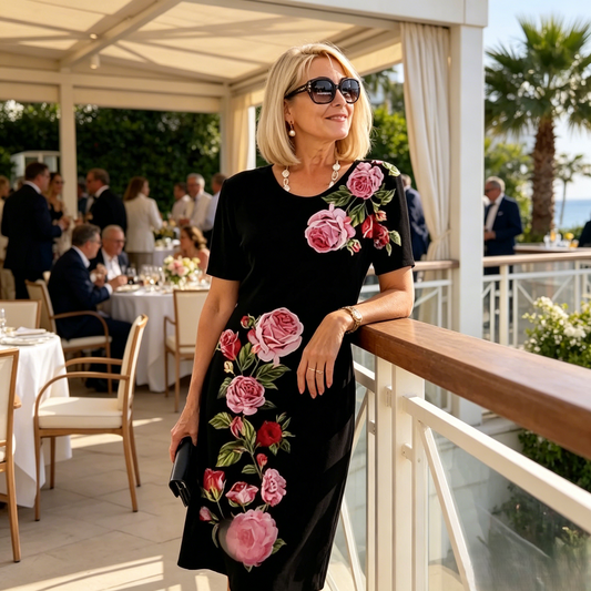 👗Stylowa sukienka z kwiatowym nadrukiem