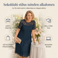 ⏰ UTOLSÓ NAPI PROMÓCIÓ - 40% KEDVEZMÉNY 💖 [S-3XL] 👗✨️ Női Réteges Háló A-vonalú Midi Ruha