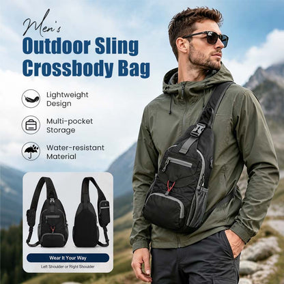🎒 49% KEDVEZMÉNY MOST! 💧Uniszex kültéri válltáska – Többzsebes, vízálló, lélegző hát 🌦️