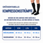 🧦🔥Skarpety kompresyjne do kolan z zamkiem błyskawicznym – Oddychające skarpety podtrzymujące do biegania, podróży, pracy i długiego stania