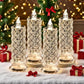 【🎄Kup 1 i otrzymaj 1 gratis 】🎅 Świeczki LED bez płomienia – bezpieczne, trwałe i pełne świątecznej radości ✨🕯️