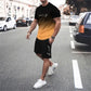 🏖️Nyári hűsítő ajánlat:😎Férfi színátmenetes póló és rövidnadrág szett