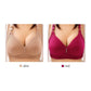 💕 Plus Size Kényelmes Drót nélküli Melltartó – Varratmentes Nylon-Spandex, Megrogyásgátló és Légáteresztő 👙