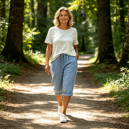 Letnie damskie spodnie capri z koronkowymi wycięciami