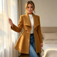 🧥✨ Női Elegáns Karcsúsított Hajtókás Kabát – Stílusos & Nőies Megjelenés