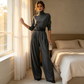 ✨ Gondtalan elegancia | Női szett garbóval, magas derékkal és övvel 👗