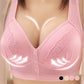🎀【1+1 Bezpłatnie】 Zapinany z przodu, oddychający, przyjazny dla skóry biustonosz z bawełny