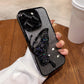 Etui z brokatowym motylem na iPhone'a