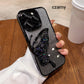 Etui z brokatowym motylem na iPhone'a
