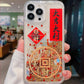 Lucky ruchome piaski brokatowe etui na telefon iPhone
