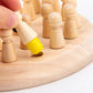 Drewniana gra w szachy Memory Match Stick