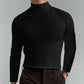 🔥Férfi magas nyakú, slim fit hosszú ujjú póló