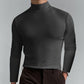 🔥Férfi magas nyakú, slim fit hosszú ujjú póló