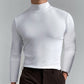 🔥Férfi magas nyakú, slim fit hosszú ujjú póló