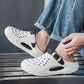 💥【EU40-45】⚡ Męskie oddychające sandały wsuwane slip-on