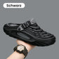 💥【EU40-45】⚡ Męskie oddychające sandały wsuwane slip-on