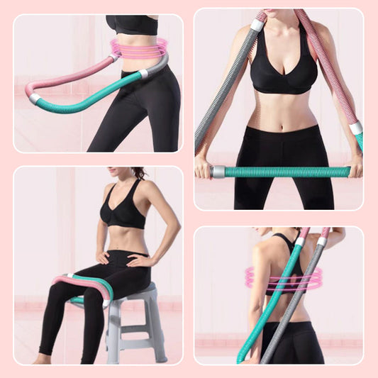 【🔥 Efektywne spalanie tłuszczu】🏋️♂️ Sprężynowe hula-hoop 💖