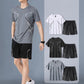 ✨Męski zestaw szybkoschnącej koszulki i szortów🏃‍♂️👕