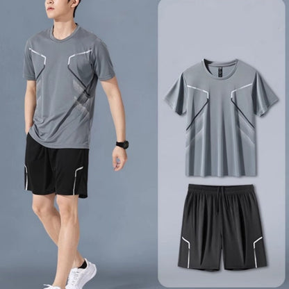 ✨Męski zestaw szybkoschnącej koszulki i szortów🏃‍♂️👕