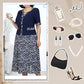 👗Dwuczęściowe sukienki damskie w kwiatowy wzór