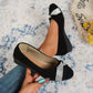 🥿Női könnyű divatos strasszos ékcipő