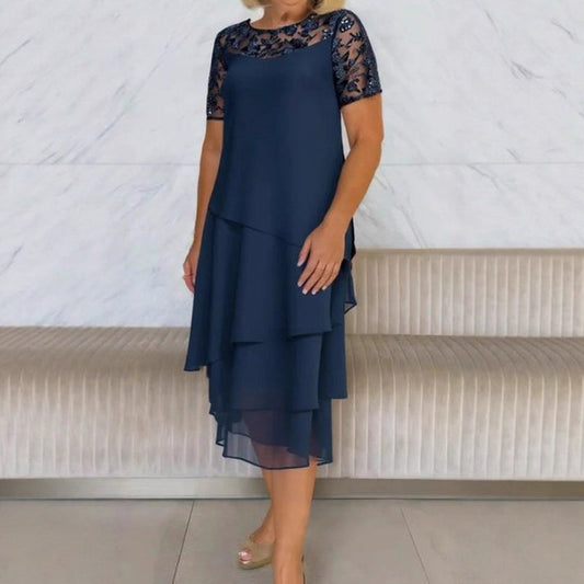 💖【S-3XL】Elegancka sukienka damska z koronką