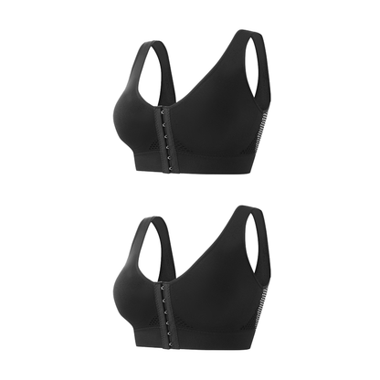 👙【S-6XL】Biustonosz damski bez fiszbin z zapięciem z przodu