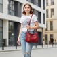 💃Modna prosta damska torba z miękkiej skóry o dużej pojemności