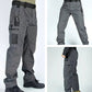 👖  Męskie spodnie cargo typu tactical – z wieloma kieszeniami, z wytrzymałego materiału i o elastycznym kroju ⚡