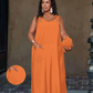 👗Casualowa sukienka maxi bez rękawów dla kobiet, z kieszeniami