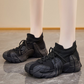 Swobodne, dzianinowe buty do chodzenia typu slip-on
