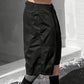 👖【2XL–9XL】💪Męskie spodnie capri w stylu casual z sznurkami, duże rozmiary
