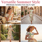 Rochie dreaptă cu imprimeu floral pentru femei