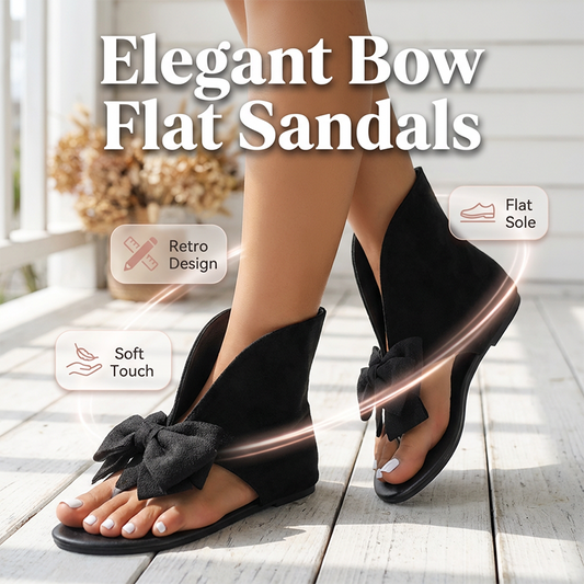 👡  Retro édes, hasított orrú szandál nagy masnival – Vintage báj, párnázott talpbetét & könnyű – Tökéletes nyári napokra & romantikus megjelenéshez ✨🎀
