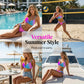 Zestaw bikini damskiego z push-upem z przodu